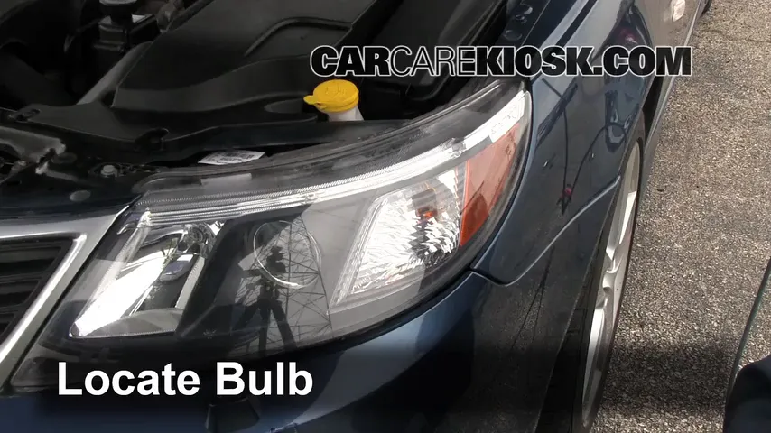 2008 Saab 9-3 2.0T 2.0L 4 Cyl. Turbo Wagon (4 Door) Lights Turn Signal - Front (replace bulb)
